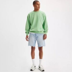 Levi’s 501® Blue Cut Off Button Fly Distress Men shorts Size 33